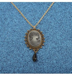 Retro Victorian Necklace Cameo Pendant Necklace Gothic Vintage Gifts Halloween Party gift Reilef Pendant Necklace01 $8.83 Nec...