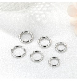 4G 6G 8G 10G 12G Clicker Rings 316L Surgical Steel Hinged Segment Hoop for Septum and Cartilage Earlobe Piercings, Diameter 1...