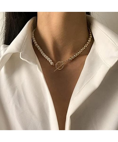 2022 Fashion New Chunky Chain Necklace Women Simple Toggle Clasp Stainless Steel Chain Necklace for Women Jewelry Gift 5 $20....