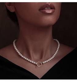 2022 Fashion New Chunky Chain Necklace Women Simple Toggle Clasp Stainless Steel Chain Necklace for Women Jewelry Gift 5 $20....