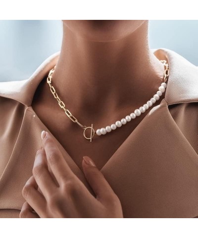 2022 Fashion New Chunky Chain Necklace Women Simple Toggle Clasp Stainless Steel Chain Necklace for Women Jewelry Gift 5 $20....