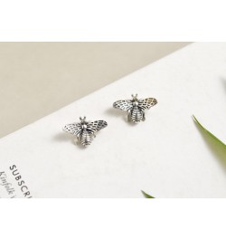 SLUYNZ 925 Sterling Silver Bee Earrings Studs for Women Teen Girls Cute Bumble Bee Earrings A-Silver $10.82 Earrings