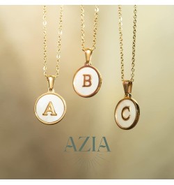 Jewelry Initial Necklaces for Women | Necklace With Initials | Stainless Steel Gold Chain | A-Z Pendant Necklace | Jewelry fo...