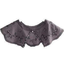 Embroidery Collar Lace Collar Women False Collar Short Shawl Collar Detachable Collar For Dress Faux Collar $11.10 Necklaces