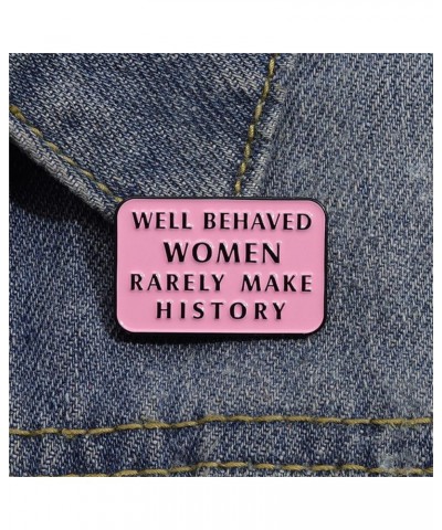 Feminist Phrase Pin Brooch, Creative Women Feminist Enamel Brooch, Badges Enamel Pins Lapel Pin For Backpack Jacket Jeans Mak...