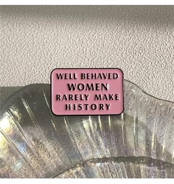 Feminist Phrase Pin Brooch, Creative Women Feminist Enamel Brooch, Badges Enamel Pins Lapel Pin For Backpack Jacket Jeans Mak...