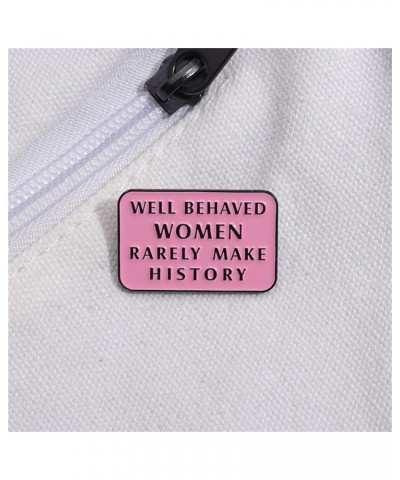 Feminist Phrase Pin Brooch, Creative Women Feminist Enamel Brooch, Badges Enamel Pins Lapel Pin For Backpack Jacket Jeans Mak...