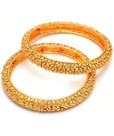 Bangles Indian Rajasthani Handmade Meena Work Gold Plated Ad size 2.8 inch normal size Traditional Jewelry gifting wedding 63...