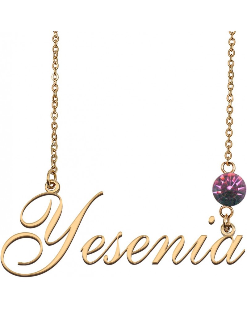 Custom Name Choker with Birthstone Everyday Name Necklace for Women $9.46 Necklaces