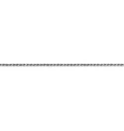 Solid 14k White Gold 1.15mm Rope Chain Necklace - with Secure Lobster Lock Clasp 16.0 Inches $99.50 Bracelets