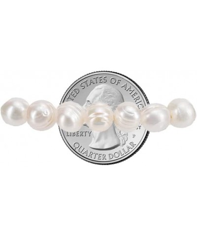 8-9MM Cultured Freshwater Baroque Pearl Stretch Bracelet 7 Inches. Available In a Range of Beautiful Colors, For Women & Girl...