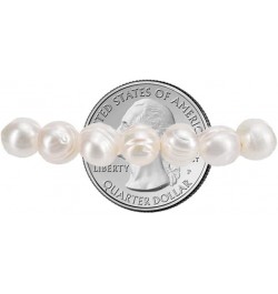 8-9MM Cultured Freshwater Baroque Pearl Stretch Bracelet 7 Inches. Available In a Range of Beautiful Colors, For Women & Girl...