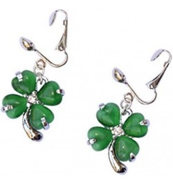 St Patrick's Day 4 Leaf Clover Pierced earrings $13.99 Earrings