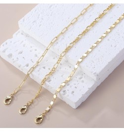 Gold Necklace for Women,Dainty 14K Gold Plated Layered Necklaces for Women Trendy Triple Chain Necklace Stack Jewelry for Wom...