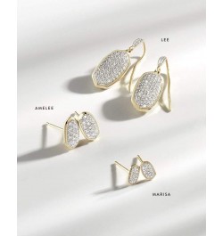 White Diamond Marisa Stud Earrings in 14k Gold, Fine Jewelry for Women 14K YELLOW GOLD - CRYSTAL CLEAR DIAMOND $195.65 Earrings