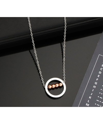 Initial Necklaces in Morse Code for Women Girls Teen Morse Code Alphabet Letters Name Necklace Gift for Her H $10.07 Necklaces