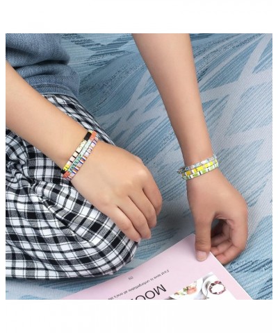 Stretch Bracelets Miyuki Tila Beads Bracelets Colorful Friendship Bracelets for Women 12F $8.75 Bracelets