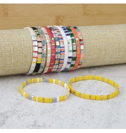 Stretch Bracelets Miyuki Tila Beads Bracelets Colorful Friendship Bracelets for Women 12F $8.75 Bracelets