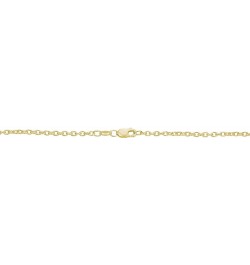 Sterling Silver or Yellow Gold Over Sterling Silver Cable Chain Necklace for Women (1.2 mm, 1.6 mm or 2.1 mm) 24 inch 2.1 mm ...