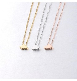 Silver Gold Rose Gold Cloud Pendant Necklace for Women Girls Clavicle Chain Chocker Gifts for Family Friends Stainless Steel ...