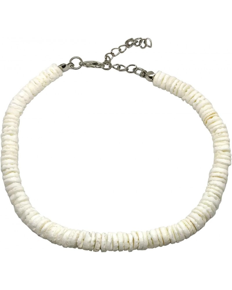 Hawaiian Heishi Puka Shell Surfer Anklet $12.29 Anklets