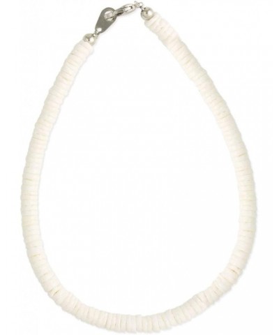 Hawaiian Heishi Puka Shell Surfer Anklet $12.29 Anklets