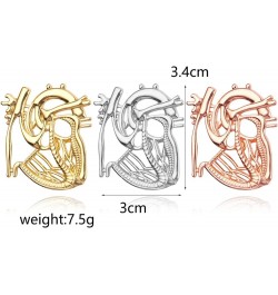 Brooches and Pins for Women Fashion Equipment Clothing Baby Plating Accessories Brooches Cups Shapes Metal Heart Silver $8.89...