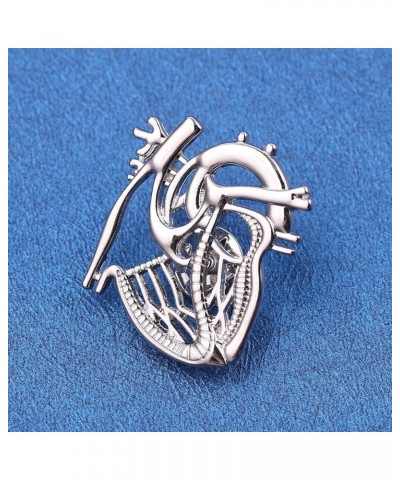 Brooches and Pins for Women Fashion Equipment Clothing Baby Plating Accessories Brooches Cups Shapes Metal Heart Silver $8.89...