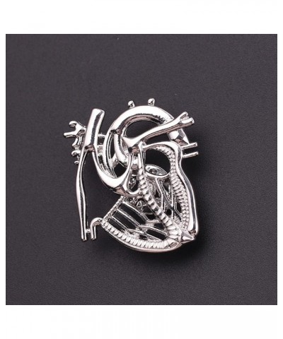 Brooches and Pins for Women Fashion Equipment Clothing Baby Plating Accessories Brooches Cups Shapes Metal Heart Silver $8.89...