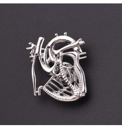 Brooches and Pins for Women Fashion Equipment Clothing Baby Plating Accessories Brooches Cups Shapes Metal Heart Silver $8.89...