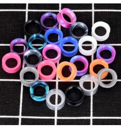 Silicone Ear Gauges Flesh Tunnels Plugs Stretchers Expander Double Flared Flesh Tunnels Ear Piercing Jewelry Soft Or Thick 12...