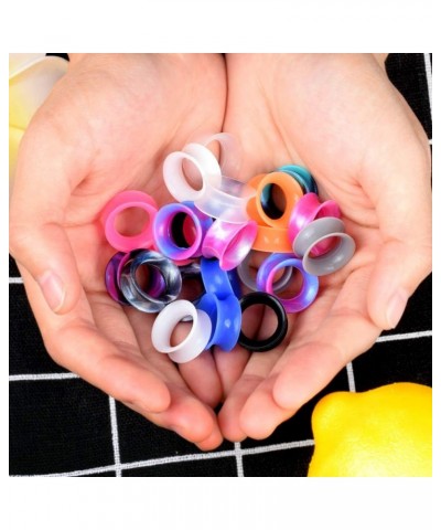 Silicone Ear Gauges Flesh Tunnels Plugs Stretchers Expander Double Flared Flesh Tunnels Ear Piercing Jewelry Soft Or Thick 12...