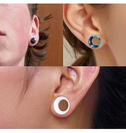 Silicone Ear Gauges Flesh Tunnels Plugs Stretchers Expander Double Flared Flesh Tunnels Ear Piercing Jewelry Soft Or Thick 12...