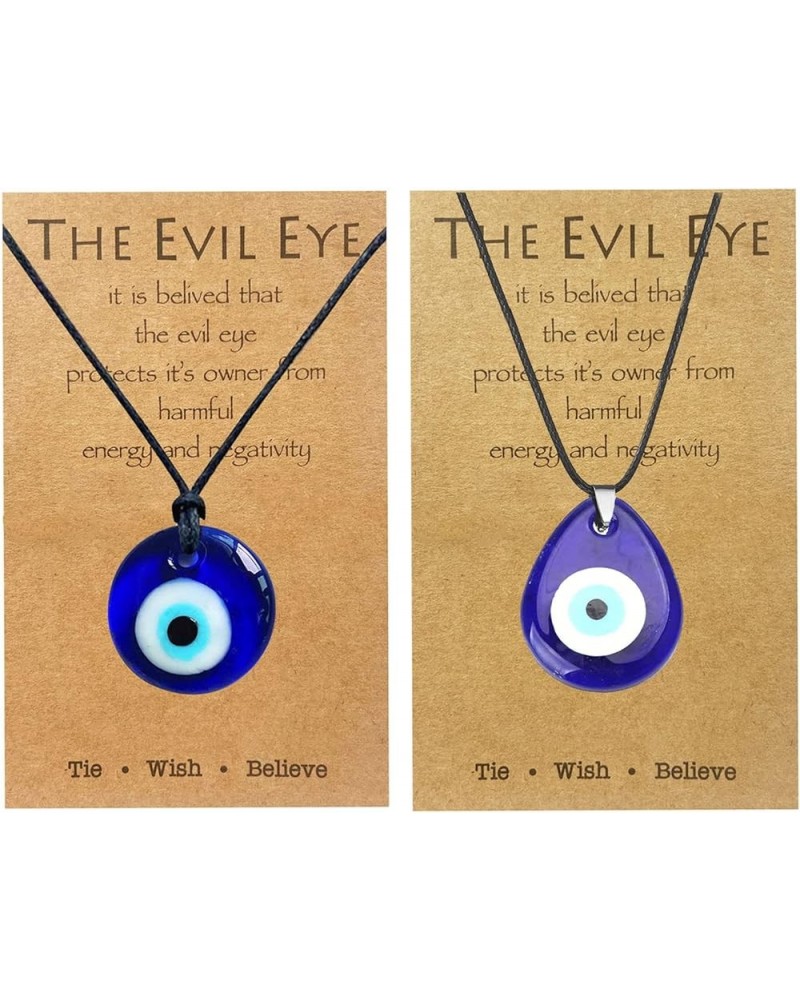 Evil Eye Necklace Turkish Blue Eye Necklace for Women Lucky Protection Necklace Evil Eye Jewelry for Teen Girl Gifts Trendy S...