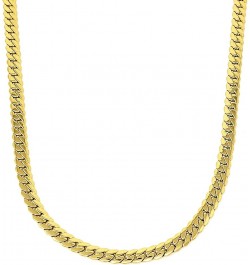 Miami Cuban Chain 316L Stainless Steel Flat 4.5mm, 6mm, 8mm 16", 18", 20", 24" Necklace in Yellow Gold, Silver Color 8mm 20" ...