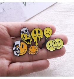 Skull Badges Enamel Pin Brooches for Women Anime Smiley Pins Metal Brooch Enamel Badges On Clothes Horror Deadpool Avatar Bad...