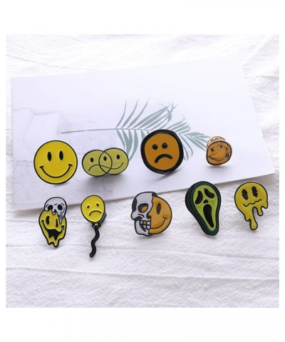 Skull Badges Enamel Pin Brooches for Women Anime Smiley Pins Metal Brooch Enamel Badges On Clothes Horror Deadpool Avatar Bad...