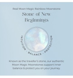 Authentic Moonstone, Amethyst, Rose Quartz, Aquamarine Rings/Real 925 Sterling Silver - 18K Rose Gold Raw Cristal Rings for W...