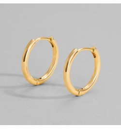 Dainty CZ Huggie Hoop Earrings 14K Gold Plated Chunky Simple Cute Thick Round Frill Bead Ball Starburst Cuff Earrings Cubic Z...