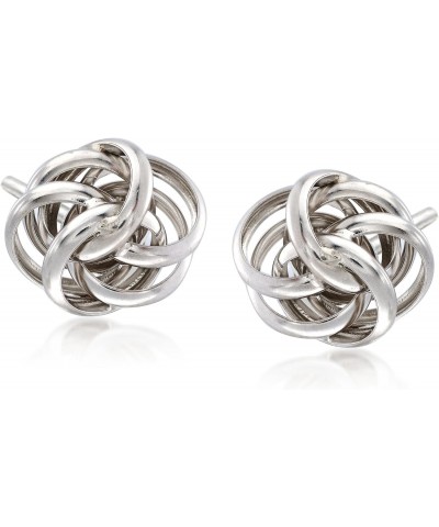 Italian Sterling Silver Love Knot Earrings $33.92 Earrings