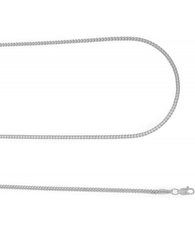 10k White Gold 2mm Franco Chain Box Square Wheat Pendant Necklace, Mens Womens Jewelry 16" 18" 20" 22" 24" 26 20 $99.71 Neckl...