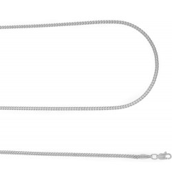 10k White Gold 2mm Franco Chain Box Square Wheat Pendant Necklace, Mens Womens Jewelry 16" 18" 20" 22" 24" 26 20 $99.71 Neckl...