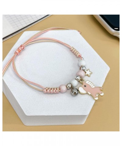 Friendship Beaded Enamel Charm Bracelet Horse $8.47 Bracelets