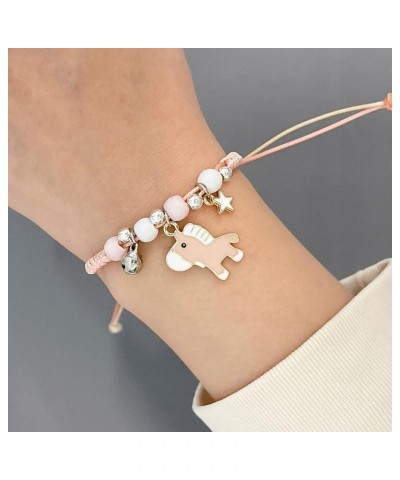 Friendship Beaded Enamel Charm Bracelet Horse $8.47 Bracelets