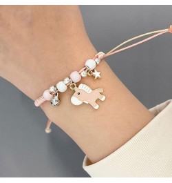 Friendship Beaded Enamel Charm Bracelet Horse $8.47 Bracelets