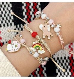 Friendship Beaded Enamel Charm Bracelet Horse $8.47 Bracelets