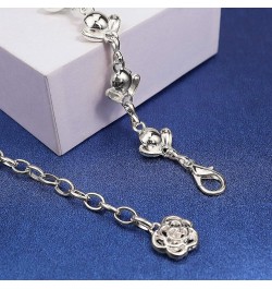 Chain Belts for Women Rhinestone Waist Chain for Dress Silver L: 135CM/53.1IN $10.59 Body Jewelry