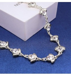 Chain Belts for Women Rhinestone Waist Chain for Dress Silver L: 135CM/53.1IN $10.59 Body Jewelry