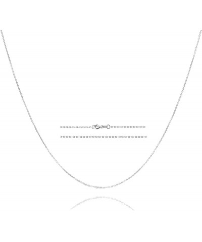 925 Sterling Silver necklace for women 1.4mm Chain Upgraded Spring-Ring Clasp Strong and durable 18/20/22/24 Inch 22Inch $11....