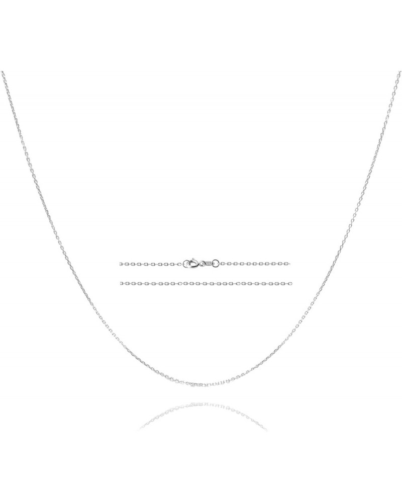 925 Sterling Silver necklace for women 1.4mm Chain Upgraded Spring-Ring Clasp Strong and durable 18/20/22/24 Inch 22Inch $11....